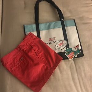 Vineyard Vines Size 2 EUC-Bag, stickers included